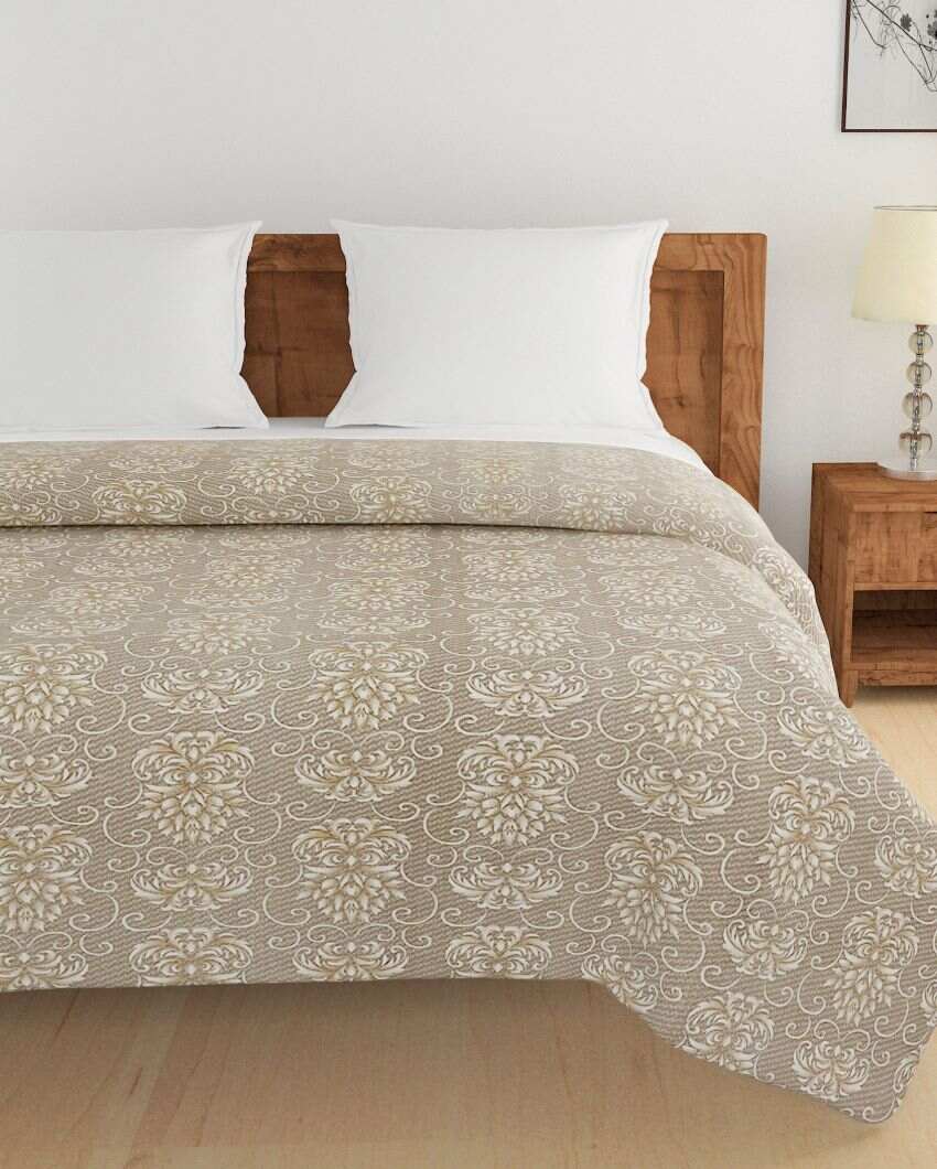 Printed Ananda Cotton Double Bed Size Quilt | 100 x 90 inches