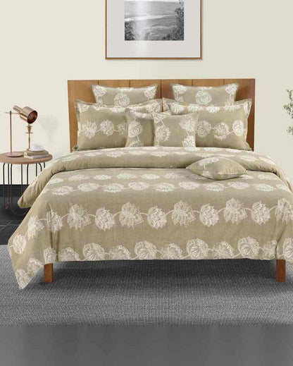 Classic Luna Floral Pure Cotton AC Comforter | 108 x 90 inches