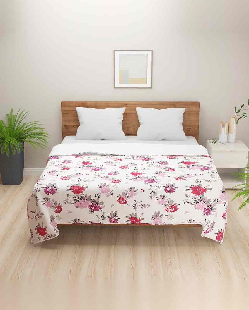 Classic Amelia Floral Pure Cotton Dohar | 100 x 90 inches