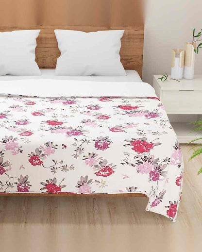 Classic Amelia Floral Pure Cotton Dohar | 100 x 90 inches