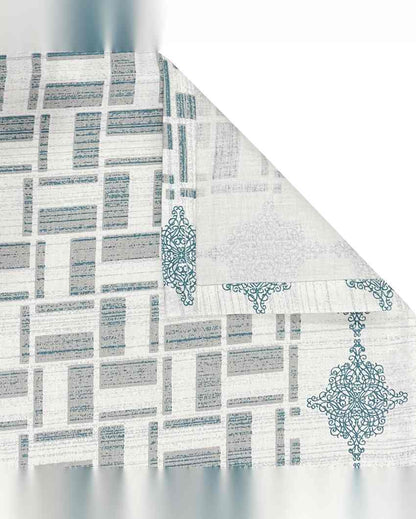 Sophisticated Zara Geometric Pure Cotton Dohar | 100 x 90 inches