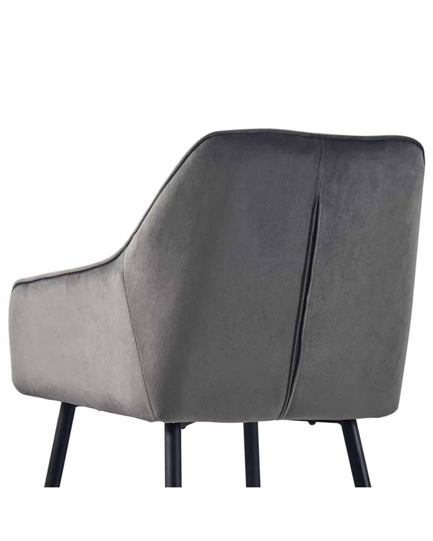 Seymour Metal Arm Chair Grey