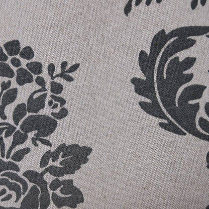 Light Beige Ethnic Shadow Print Cotton Bedding Set Double Size