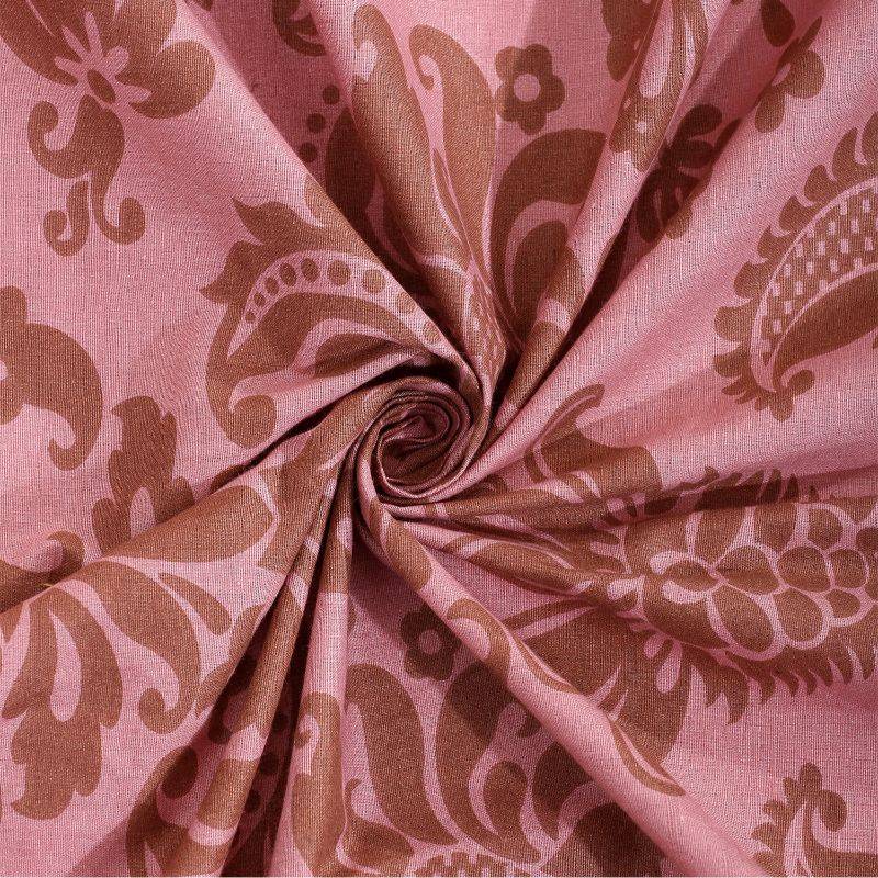 Floral Print Cotton Bedding Set | Double Size Pink