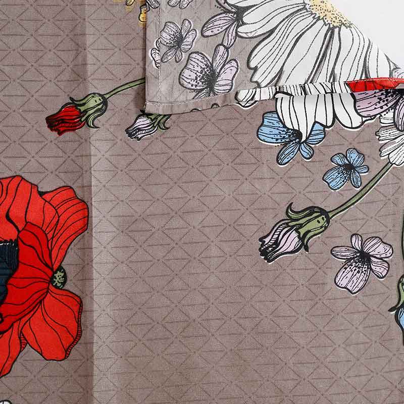 Delia Red Grand Opal  Cotton Bedding Set | Double Size Default Title