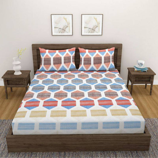 Multicolor Cotton Bedding Set | Double Size Default Title