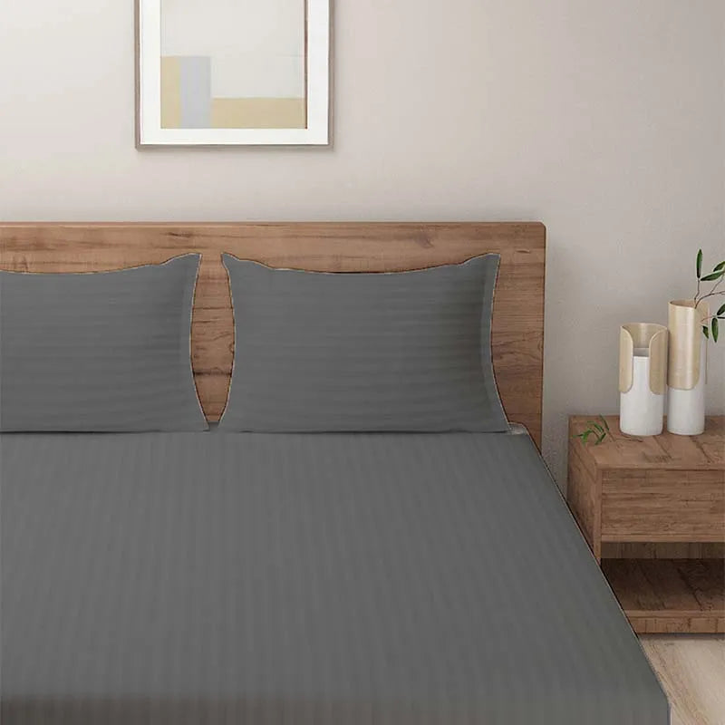 Grand Opal Polyester Bedding Set | Double Size | Multiple Colors grey