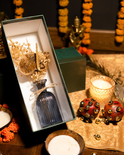 Everlasting Petals Vase Diwali Gift Box