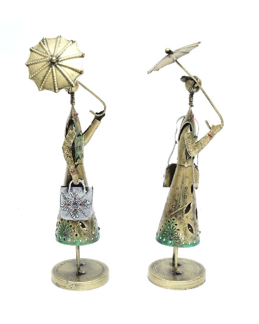 Umbrella Iron Doll | Set Of 2