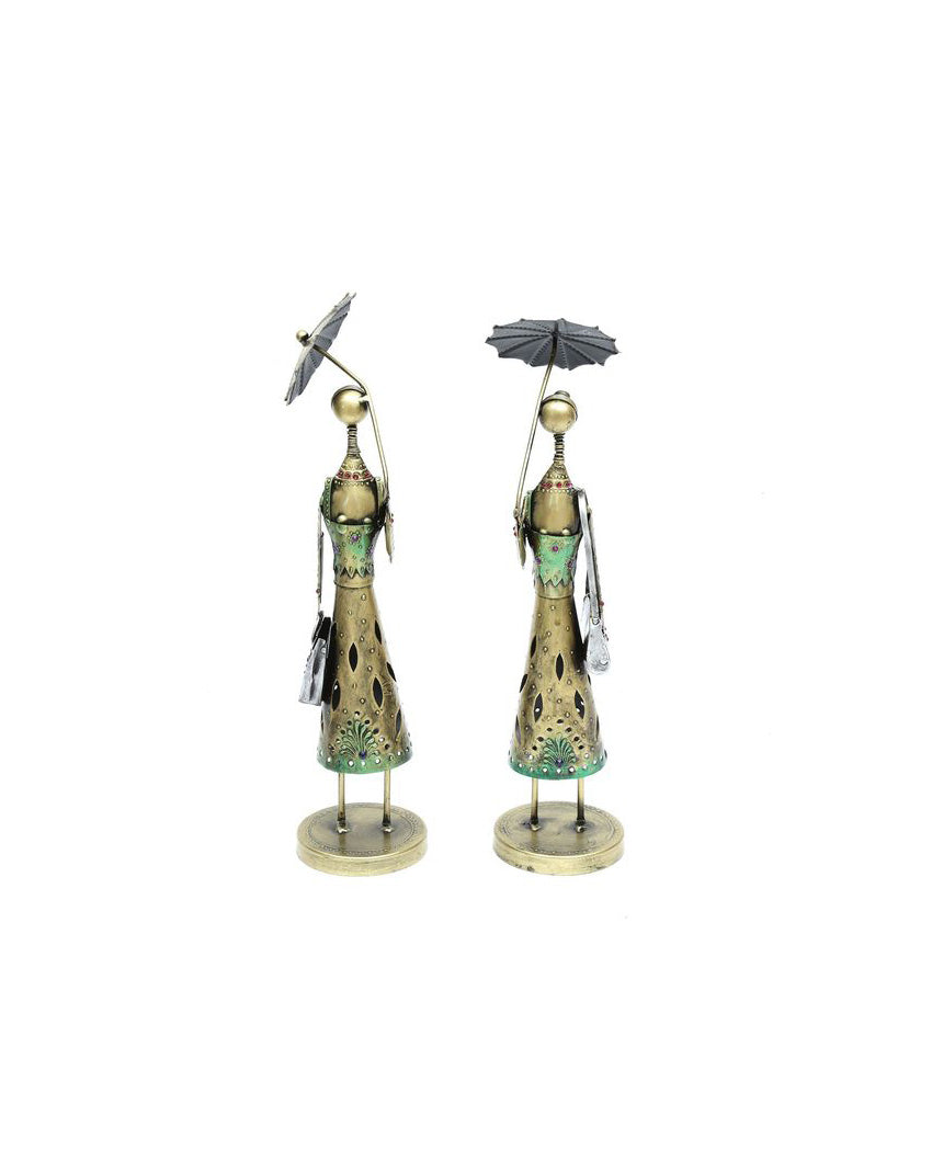 Umbrella Iron Doll | Set Of 2