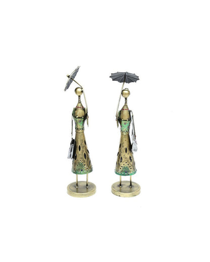 Umbrella Iron Doll | Set Of 2