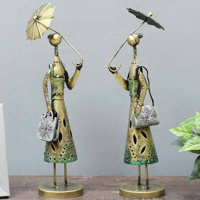 Umbrella Iron Doll | Set of 2