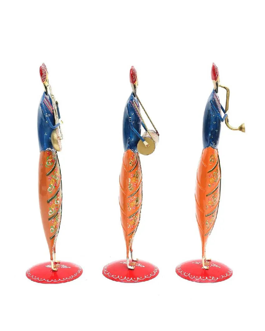 Sardar Iron Standing Musician | Set Of 3