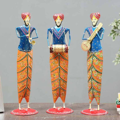 Sardar Iron Standing Musician | Set of 3