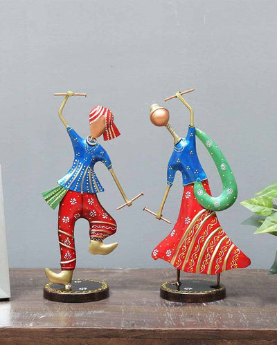 Garba Iron Human Figurine | Set Of 2