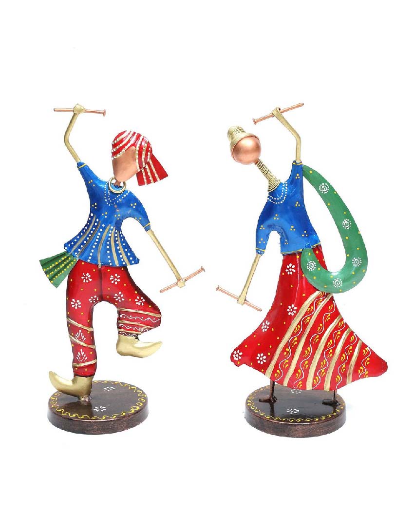 Garba Iron Human Figurine | Set Of 2