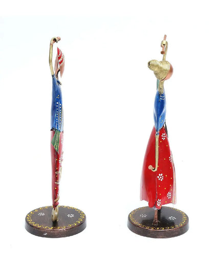 Garba Iron Human Figurine | Set Of 2