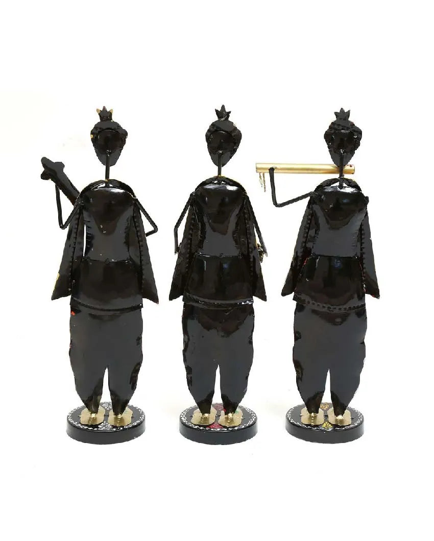 Krishna Musician Figurine Set Of 3