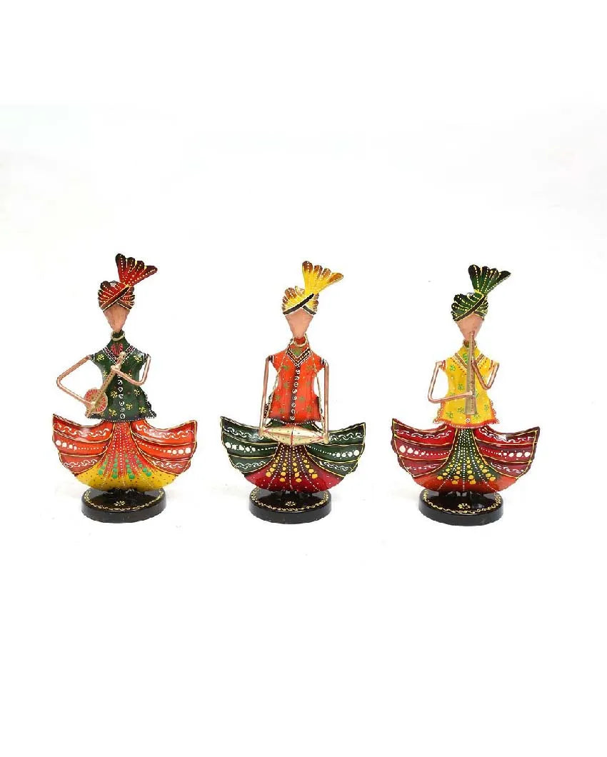 Punjabi Iron Human Figurine | Set Of 3