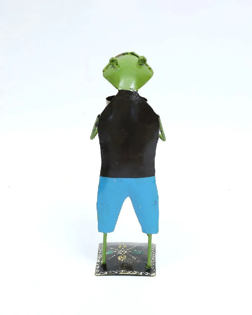 Frog Iron Pen Holder