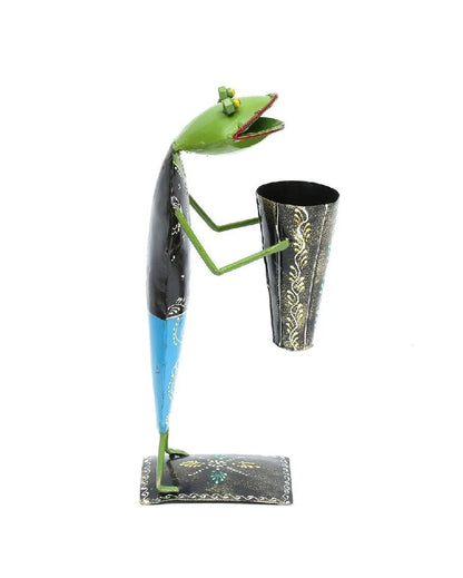 Frog Iron Pen Holder