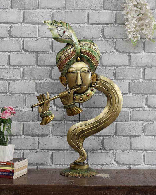 Krishna Iron Human Figurine