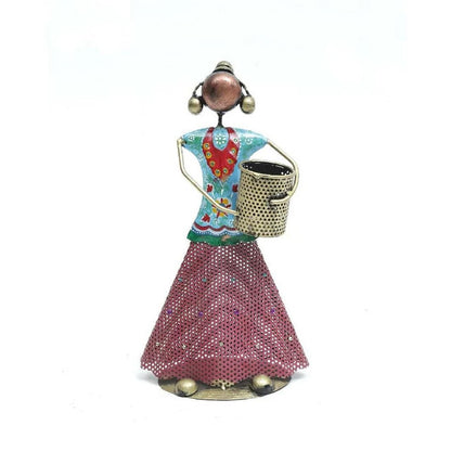 Doll With Iron Basket