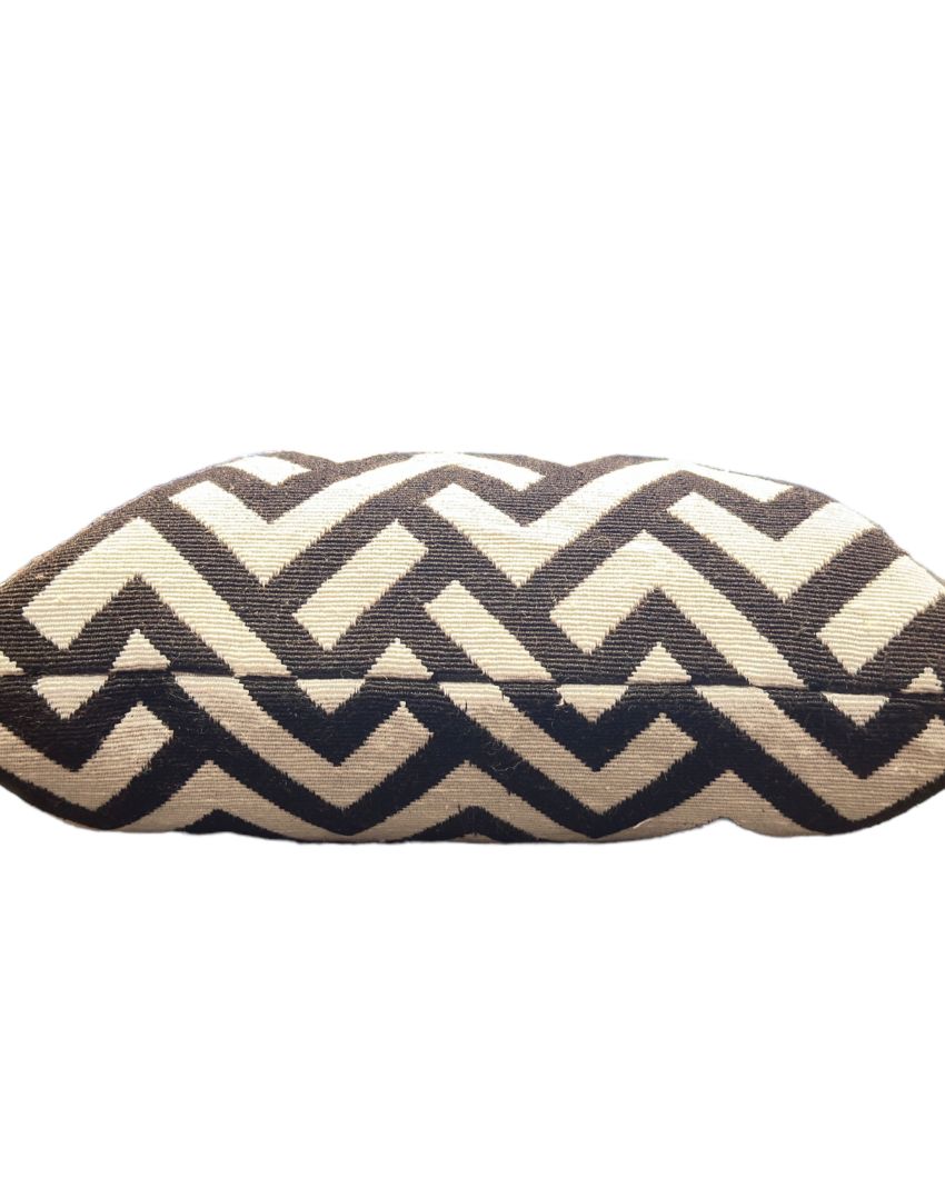 Versatile Jacquard Woven Hand Cosmetic Pouch | 7 x 10 x 7 inches