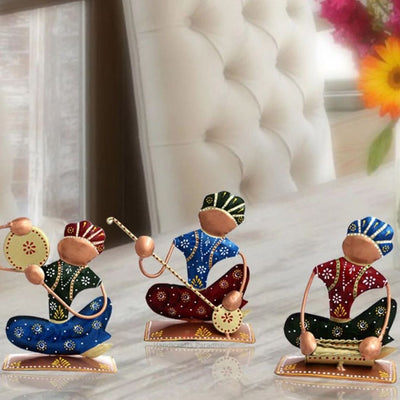 Decorative Rajasthani Musicians Table | Set of 3