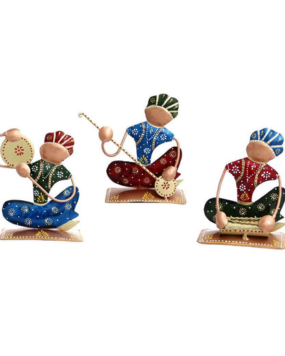 Decorative Rajasthani Musicians Table | Set of 3