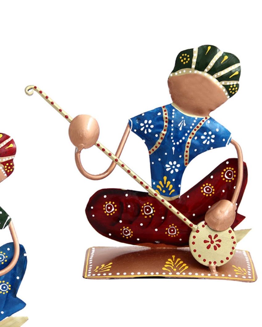 Decorative Rajasthani Musicians Table | Set of 3