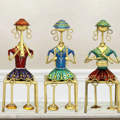 Royal Rajasthani Musical Symphony Table | Set of 3