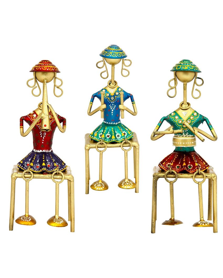 Royal Rajasthani Musical Symphony Table | Set of 3