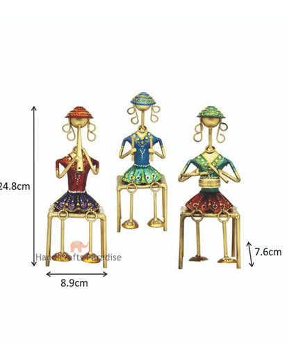 Royal Rajasthani Musical Symphony Table | Set of 3