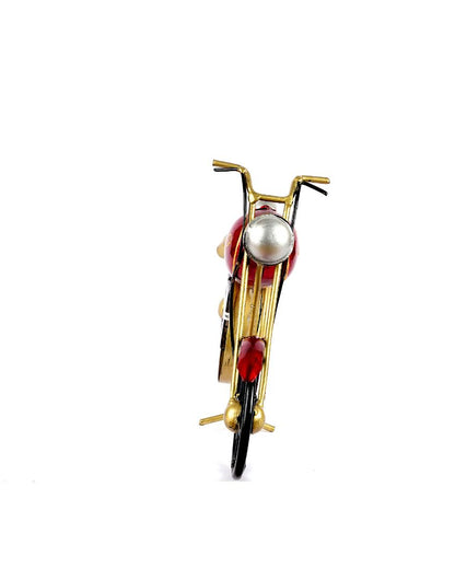 Stylish Iron Bike Clock Table Decorative