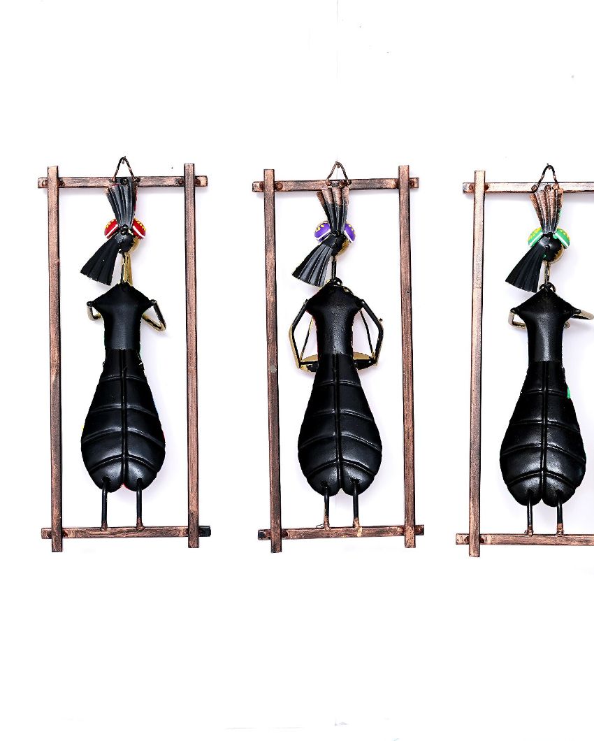 Iron Musician Wall Hanging | Set of 3