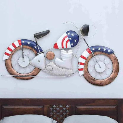 American Bike Iron Wall Décor