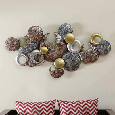 Round Abstract Iron Wall Décor