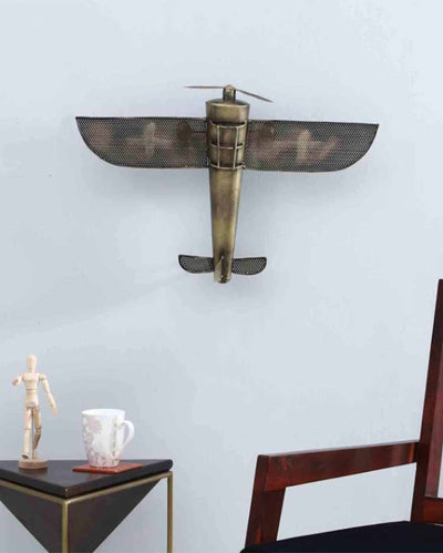 Airplane Iron Wall Décor