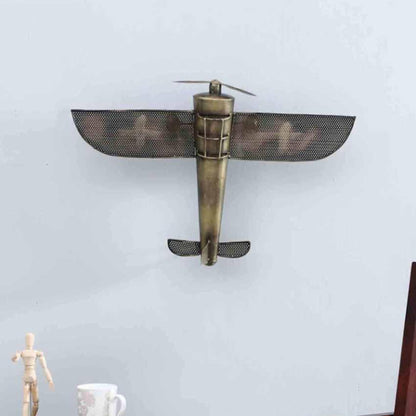 Airplane Iron Wall Décor