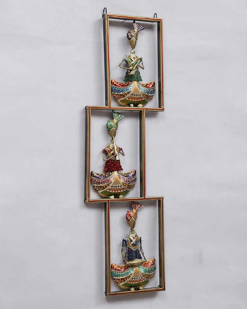 Zigzag Sardar Frame Iron Wall Décor