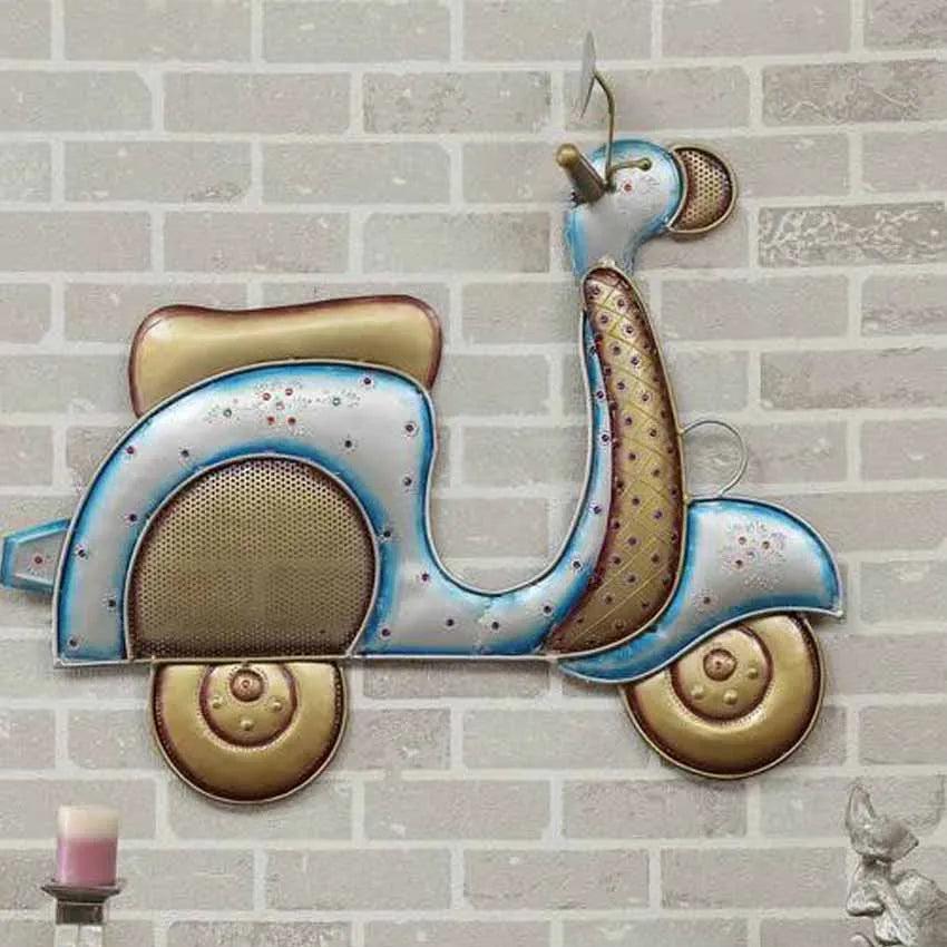 Mini Scooter Iron Wall Decor