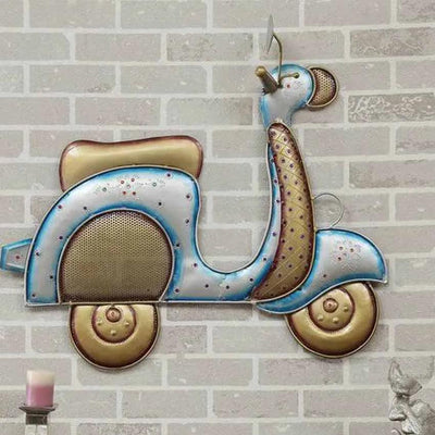 Mini Scooter Iron Wall Decor