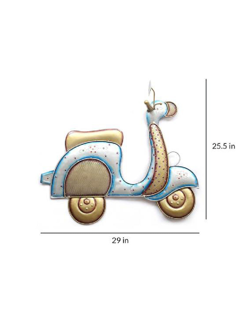 Mini Scooter Iron Wall Decor