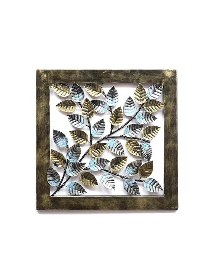 Leaf Frame Iron Wall Decor