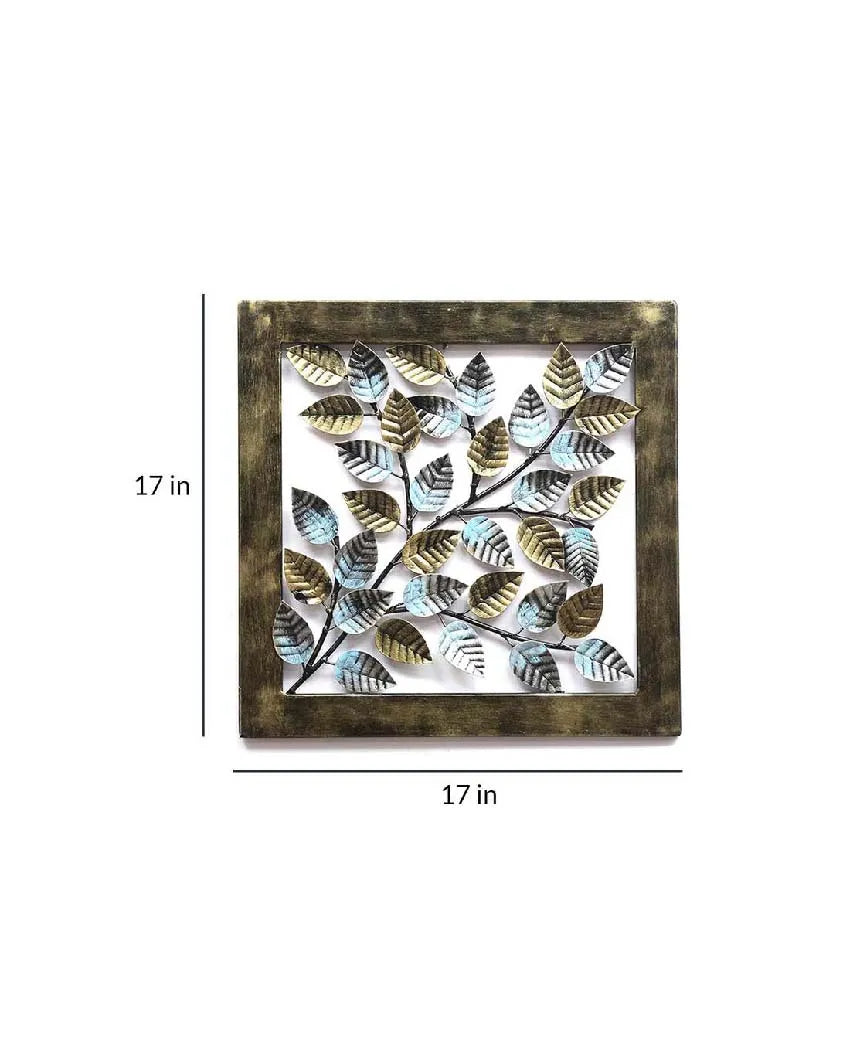 Leaf Frame Iron Wall Decor