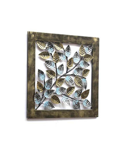 Leaf Frame Iron Wall Decor