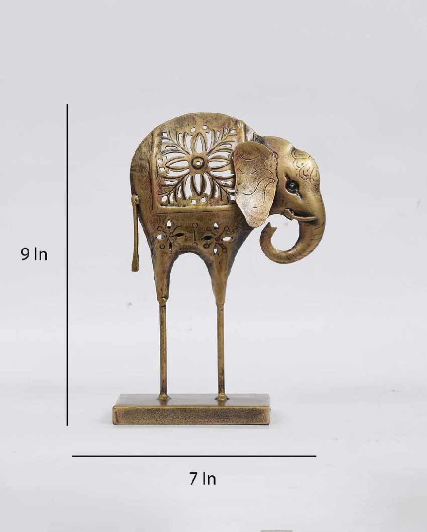 Elephant Iron Figurine