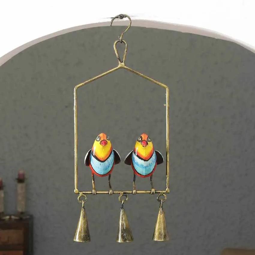 Two Bird Iron Hanging Decor