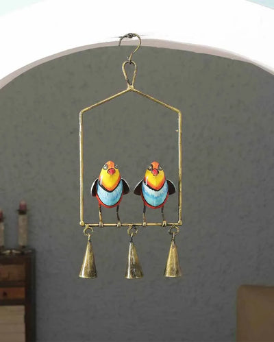 Two Bird Iron Hanging Decor